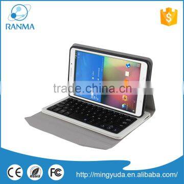 Universal Tablet Bluetooth Keyboard Leather Case for Samsung