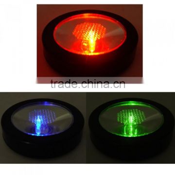 Cheap price factory direct sell colorful LED Bottle Coaster