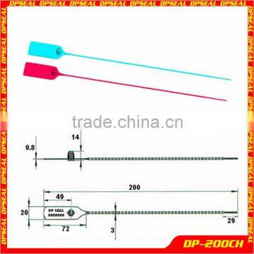 Plastic bank security seal, Printed Cable Ties DP-200CH