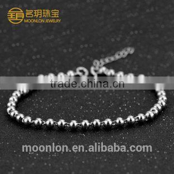 Wholesale Silver Beads Bracelets for Men, Friendship Bracelets Jewelry Stores photo-3