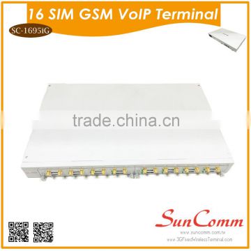 SC-1695iG with 16 SIM GSM VoIP Terminal