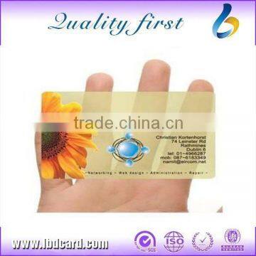 Rewritable EM4100 CR80 Crystal Transparent Chip Cards RFID Cards photo-3