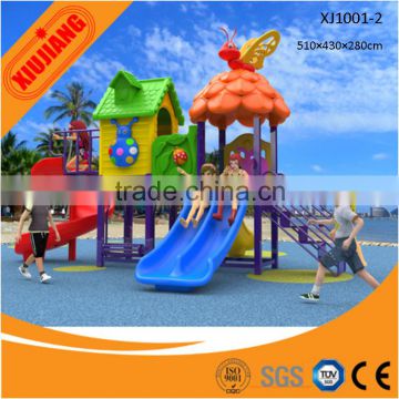 China high quality preschool kids outdoor playground with LLDPE plastics