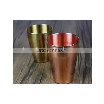 The new style copper coffee cup beer cup Copper plating cup without handle