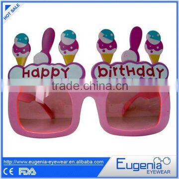 2016 manufacture supply cute custom birthday party sunglasses