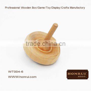 wooden spin top