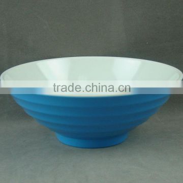 two-tone melamine bowl