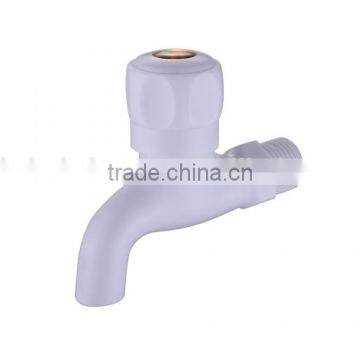 White Single Cold Plastic Faucet