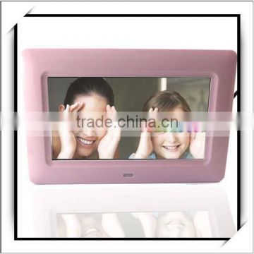 High Quality Wide Screen 7 Inch Super Slim Digital Photo Frame