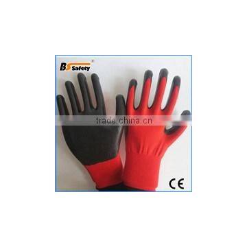 BSSAFETY 2015 wholesale nitrile coated safety working glove