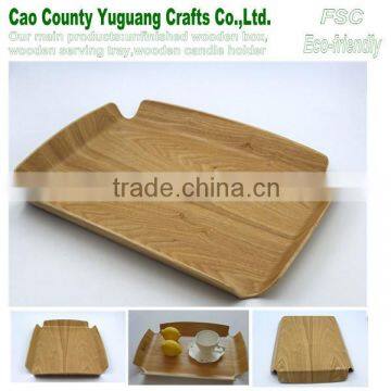 unfinished ashtree serving tray,wood restaurant serving tray,fruit trays