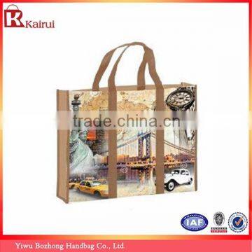 Machine Made Foldable Europe Design Non Woven Zipper Gift Bag