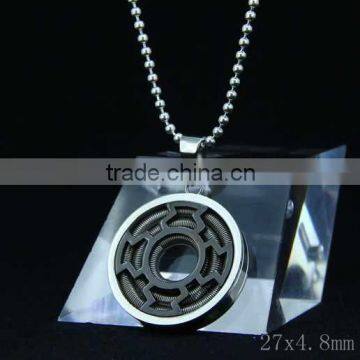 Fashion Design Natural Fine Citrine Siver Pendant For Men and Women photo-3