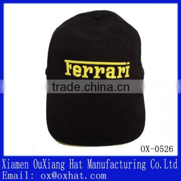 2014 popular fashion 3D embroidery 100% cotton headwear