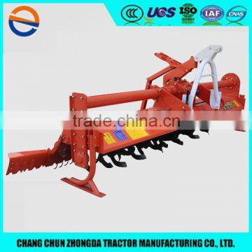 Rice cultivator for tractor light duty chain driven rototiller