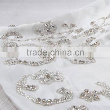 RSW907 Detachable Illustion Neckline Sexy Strapless See-Through Embroidery Designs For Mermaid Wedding Dress photo-4