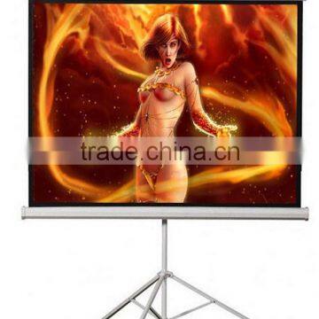 60-120 Inches Protable Matte White Movie Theater Tripod Projection Screen, Foldable Projector Screen photo-3