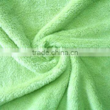 raschel warp knitted flannel fleece, for blanket / bath towel