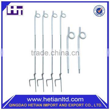 Electric Galvanized Pigtail Post With Strong Step For Cattle Fence