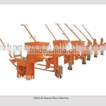 QMR2-45 manual brick machine price/soil/clay brick making machine