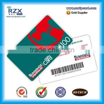 PETG Enviroment Friendly Material Salon Membership Loyalty Mobile Visiting Card