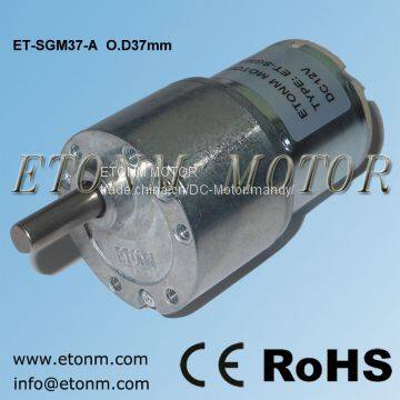 37mm dc gear motor 12v 100 rpm