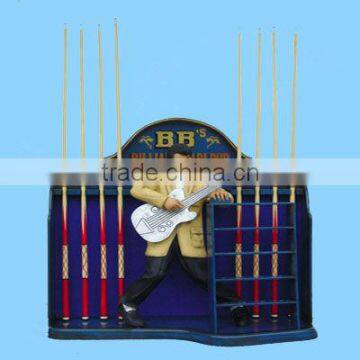 Rock n Roll Player Billiard Pool Cue Rack Stand