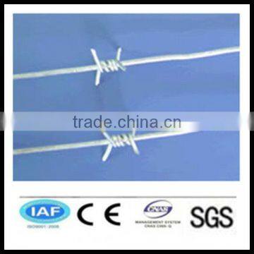 wholesale China CE&ISO certificated single strand barbed wire(pro manufacturer)