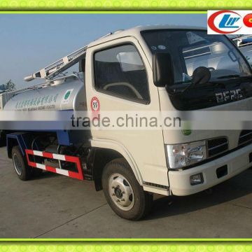 DongFeng 4000L sewage suction tanker truck,vacuum sucker truck