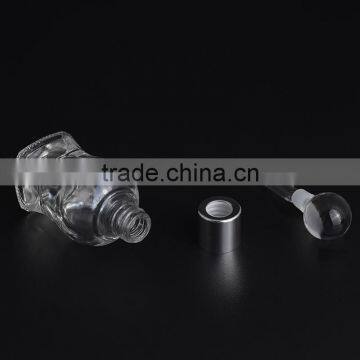 Wholesale Unique Shaped 10ml Glass Essential Oil Bottles Empty Clear Glass Perfume Bottle With Glass Stick Stopper photo-4