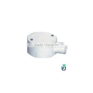 Electrical UPVC One way circular box DIN