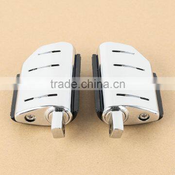 Chrome Anti Vibration Rubber Lion Paw Footrest Foot Pegs For Softail FXST photo-2
