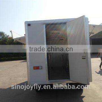 Outdoor Food Kiosk Food Van for Design Coffee and White Colored Unique Design Food Truck photo-3