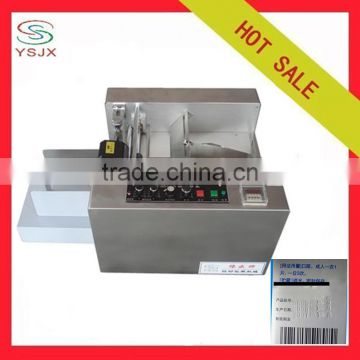 Automatic batch code and expiry date printing machine