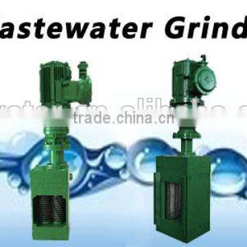 Waste streams grinder in lift pumping station