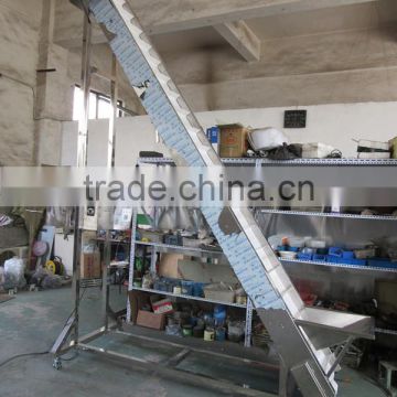 PVC PU belt Food Vegetable Fruit Hoisting Machine Elevator Hoister Conveyor