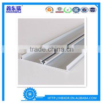 China Xindongrui aluminum factory high quality aluminum extrusion profile for kitchen cabinet skirting board/baseboard