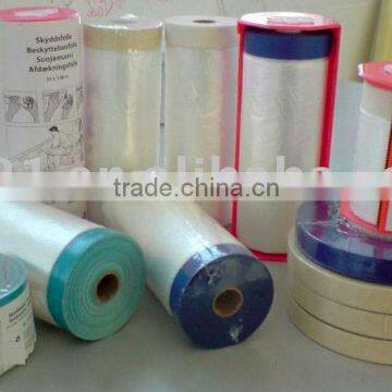 Pretaped Masking Film