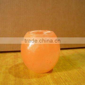 Heart Shape Tea Light Holder/ Rock Salt Tea Light Holder/ Himalayan Salt photo-3