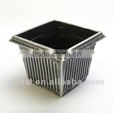 Square Garden Plastic Terracotta Pots Wholesale photo-4
