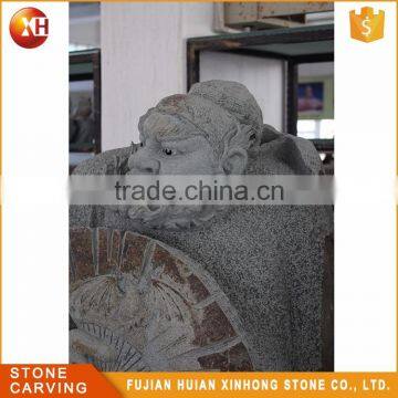 High Quality Temple Hand Carve Stone Buddha Head Statue For Sale photo-2