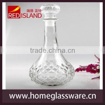 Decanter With Stopper Clear Glass Bottle Whiskey Liquor Crystal Wine photo-2