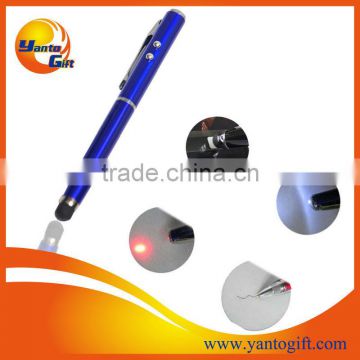 Custom logo print 4 in 1 stylus pen