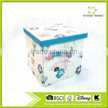2 Piece Foldable Fabric Storage Cubes With Lid photo-2