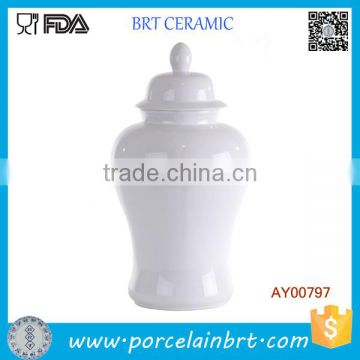 Kitchenware ceramic ginger jar with lid