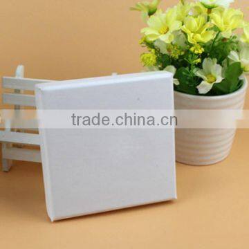 Custom white square box, small square cover packaging gift box