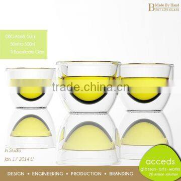 Tableware Producer Double Wall Heat Resistant Espresso Coffee Glass Cup photo-6