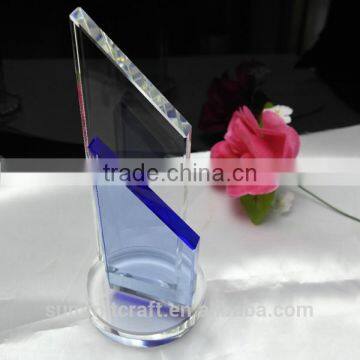 Chanpions League Trophy Award Crystal Trophy Blue photo-3