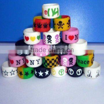 Silicone finger ring for lady
