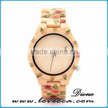 New 100% Nature Wood Watch Custom Logo Bulk photo-2